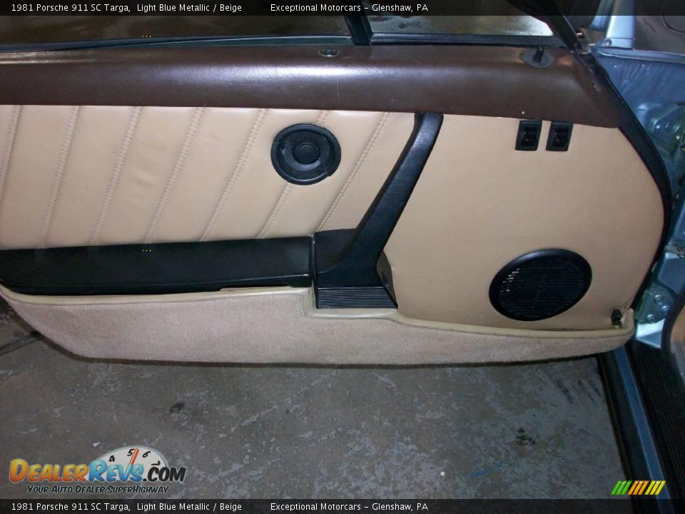 Door Panel of 1981 Porsche 911 SC Targa Photo #15