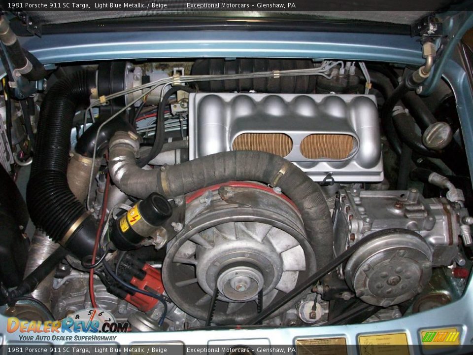 1981 Porsche 911 SC Targa 3.0 Liter SOHC 12V Flat 6 Cylinder Engine Photo #22