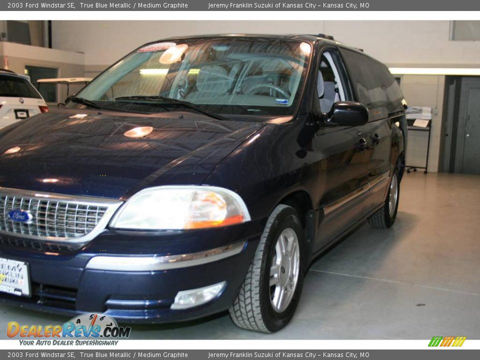 2003 Ford Windstar SE True Blue Metallic / Medium Graphite Photo #3