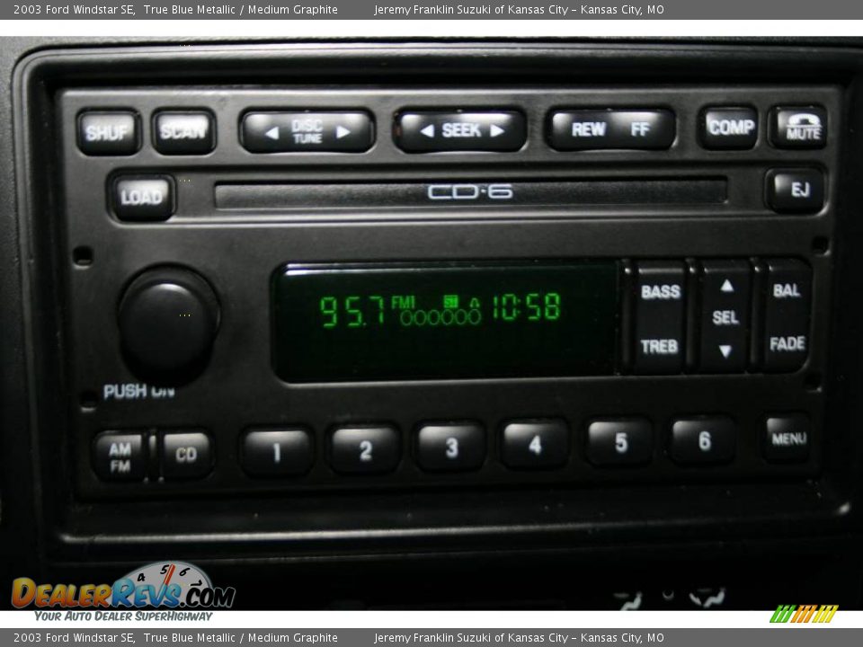 2003 Ford Windstar SE True Blue Metallic / Medium Graphite Photo #10