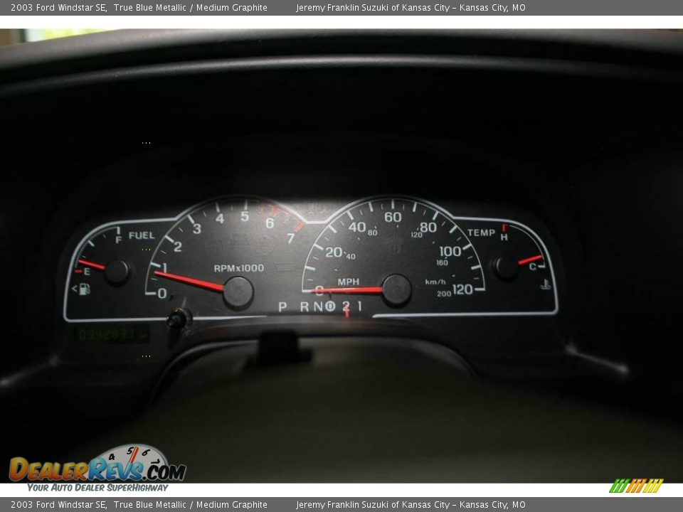 2003 Ford Windstar SE True Blue Metallic / Medium Graphite Photo #16