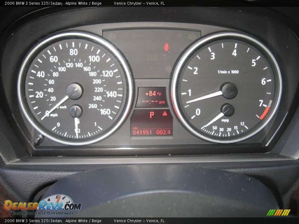 2006 BMW 3 Series 325i Sedan Alpine White / Beige Photo #20