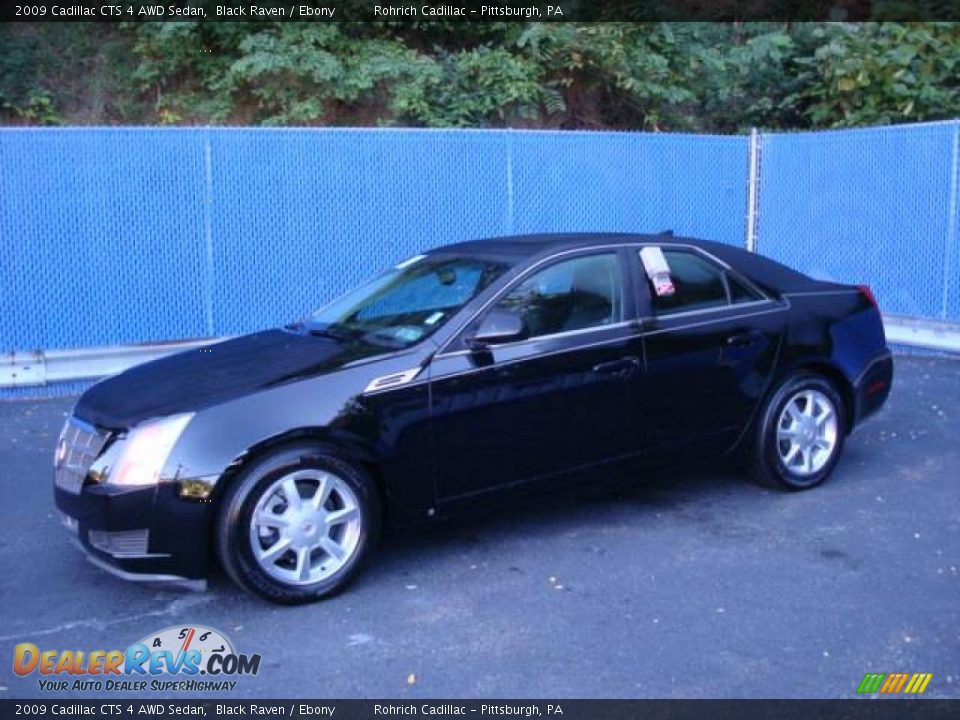 2009 Cadillac CTS 4 AWD Sedan Black Raven / Ebony Photo #1