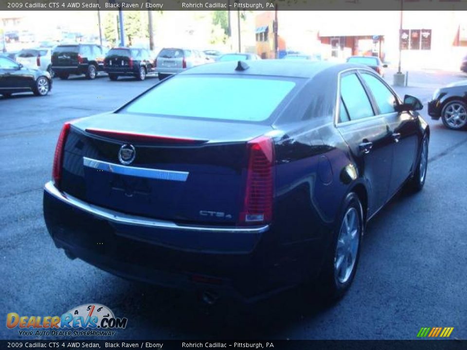 2009 Cadillac CTS 4 AWD Sedan Black Raven / Ebony Photo #5