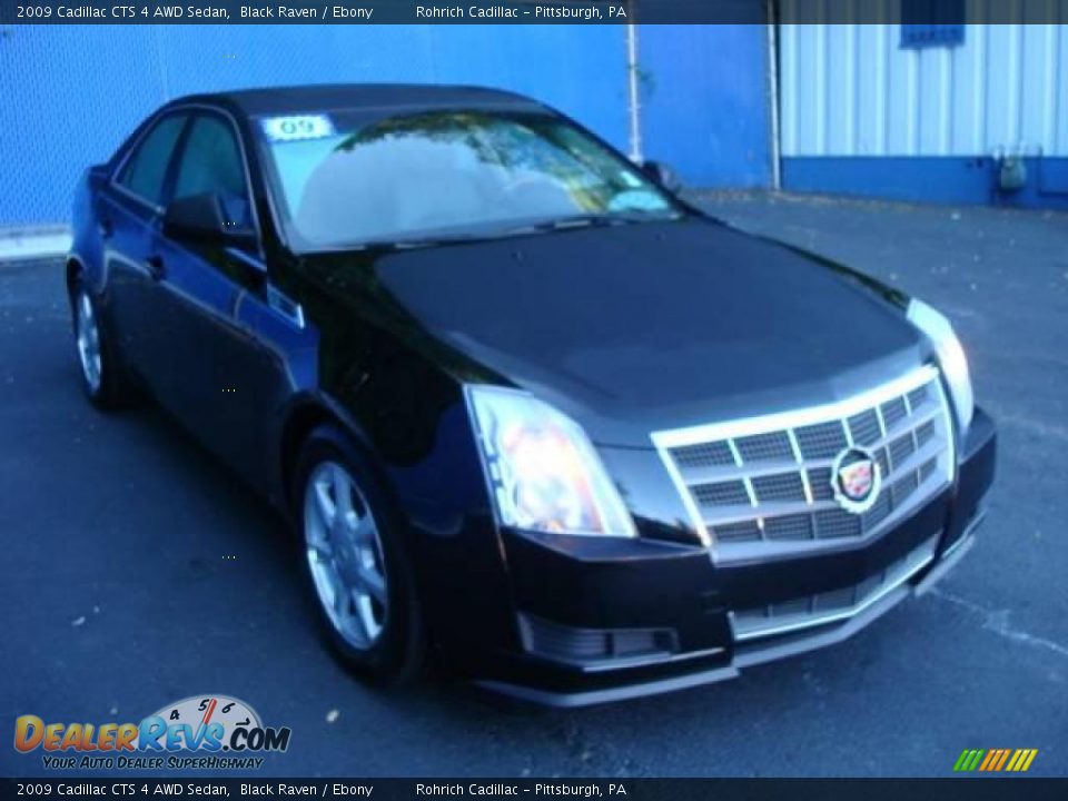 2009 Cadillac CTS 4 AWD Sedan Black Raven / Ebony Photo #6