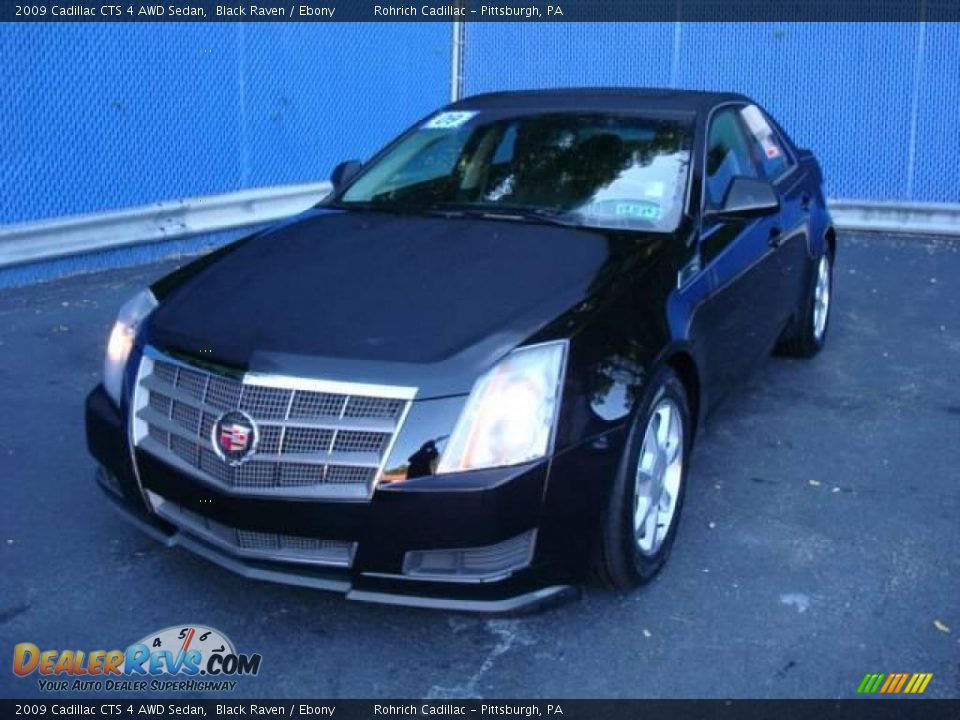 2009 Cadillac CTS 4 AWD Sedan Black Raven / Ebony Photo #8