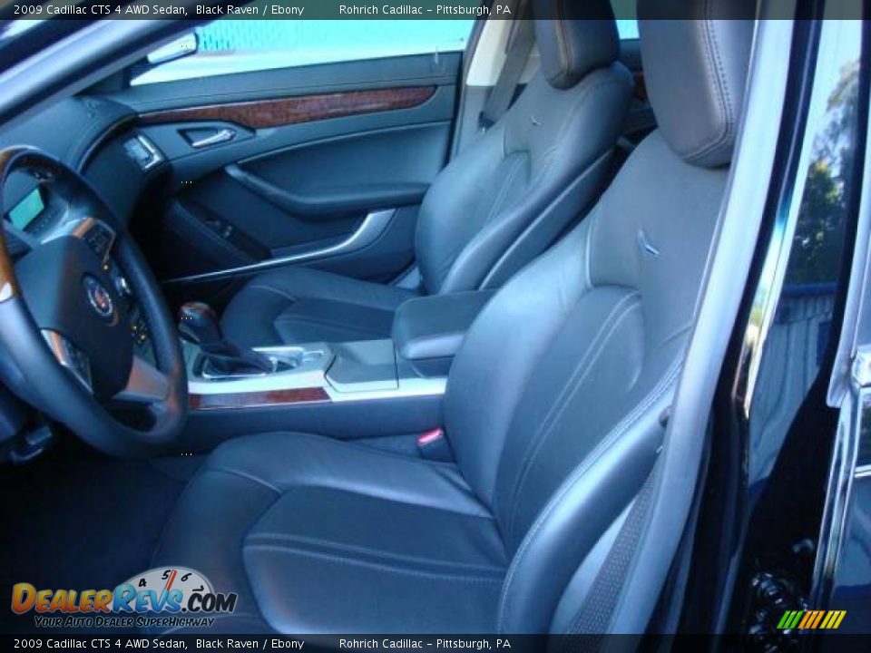 2009 Cadillac CTS 4 AWD Sedan Black Raven / Ebony Photo #10