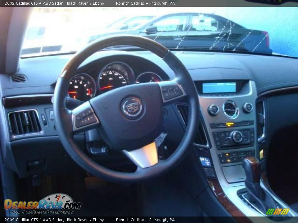 2009 Cadillac CTS 4 AWD Sedan Black Raven / Ebony Photo #12