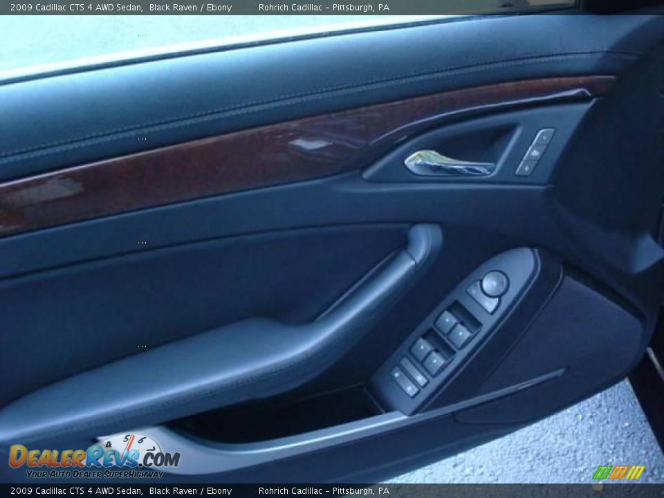 2009 Cadillac CTS 4 AWD Sedan Black Raven / Ebony Photo #14