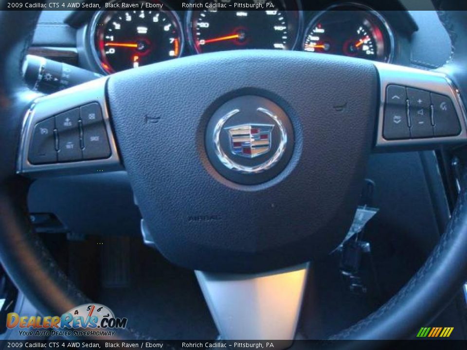 2009 Cadillac CTS 4 AWD Sedan Black Raven / Ebony Photo #17