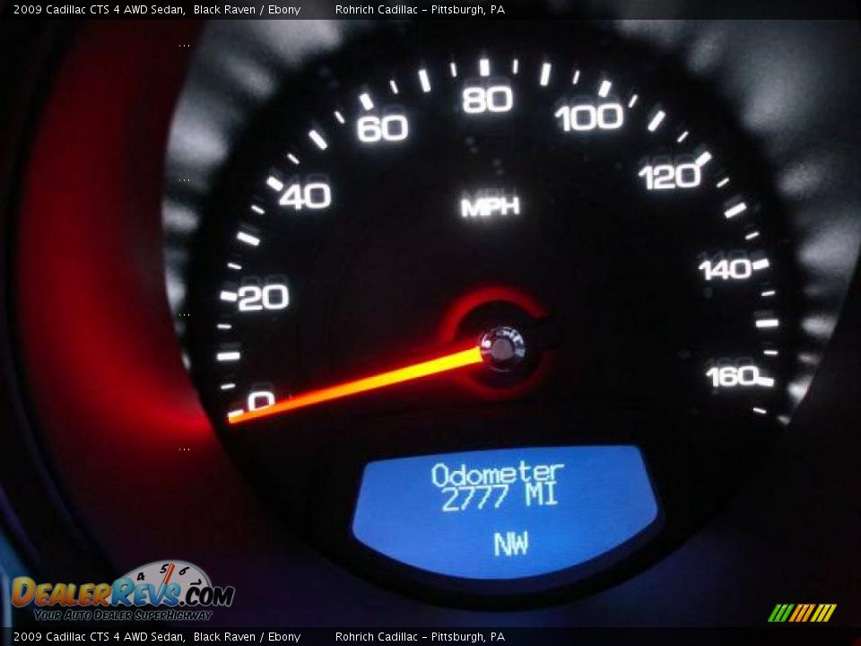 2009 Cadillac CTS 4 AWD Sedan Black Raven / Ebony Photo #20