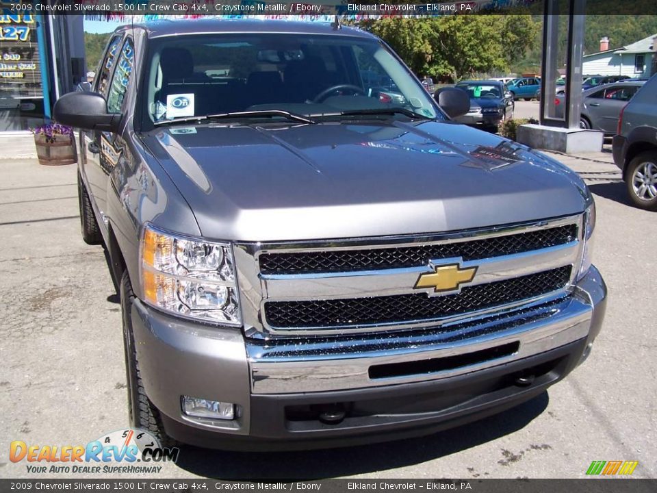 2009 Chevrolet Silverado 1500 LT Crew Cab 4x4 Graystone Metallic / Ebony Photo #3