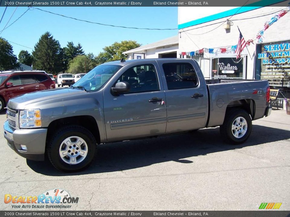 2009 Chevrolet Silverado 1500 LT Crew Cab 4x4 Graystone Metallic / Ebony Photo #5