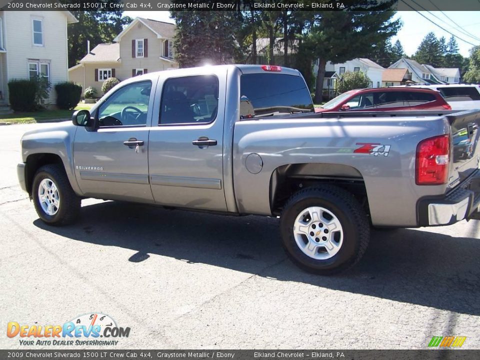 2009 Chevrolet Silverado 1500 LT Crew Cab 4x4 Graystone Metallic / Ebony Photo #6