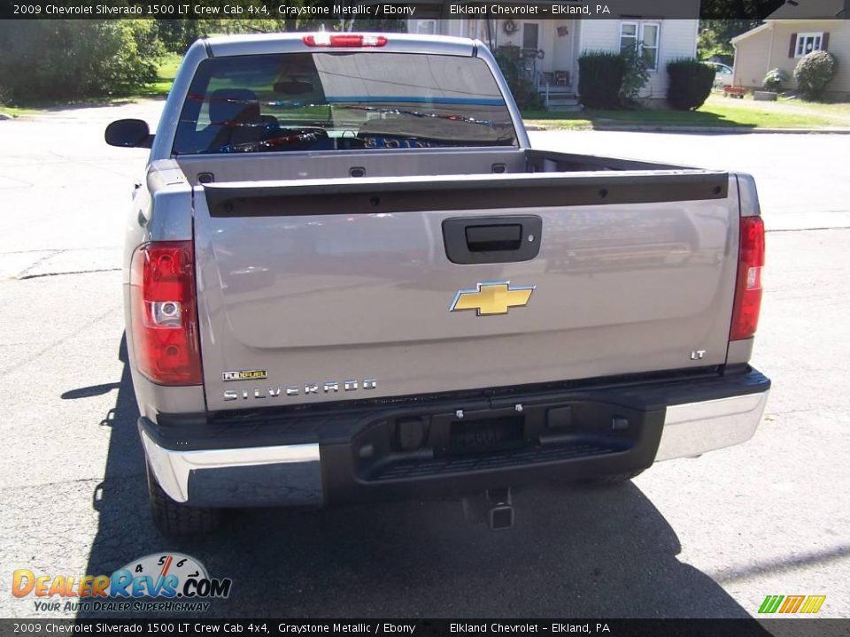 2009 Chevrolet Silverado 1500 LT Crew Cab 4x4 Graystone Metallic / Ebony Photo #7