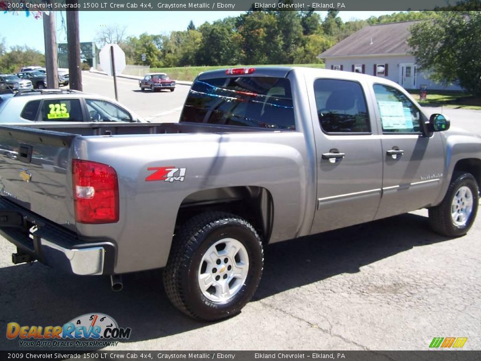 2009 Chevrolet Silverado 1500 LT Crew Cab 4x4 Graystone Metallic / Ebony Photo #8