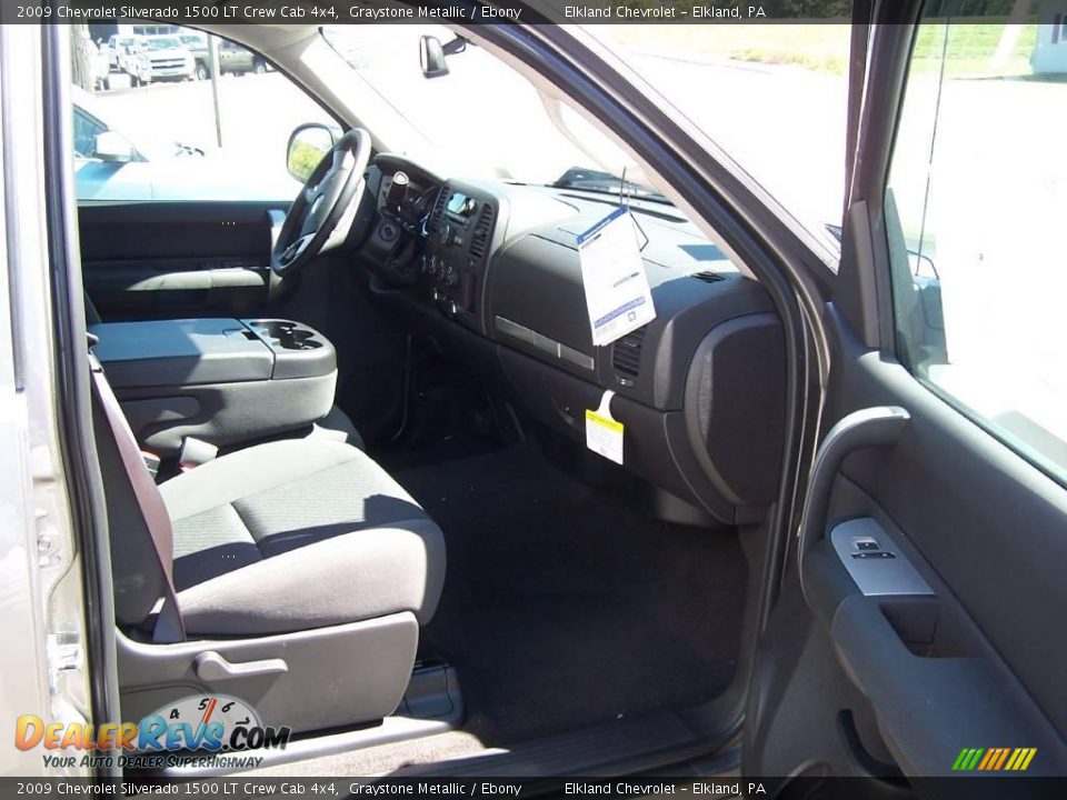 2009 Chevrolet Silverado 1500 LT Crew Cab 4x4 Graystone Metallic / Ebony Photo #13