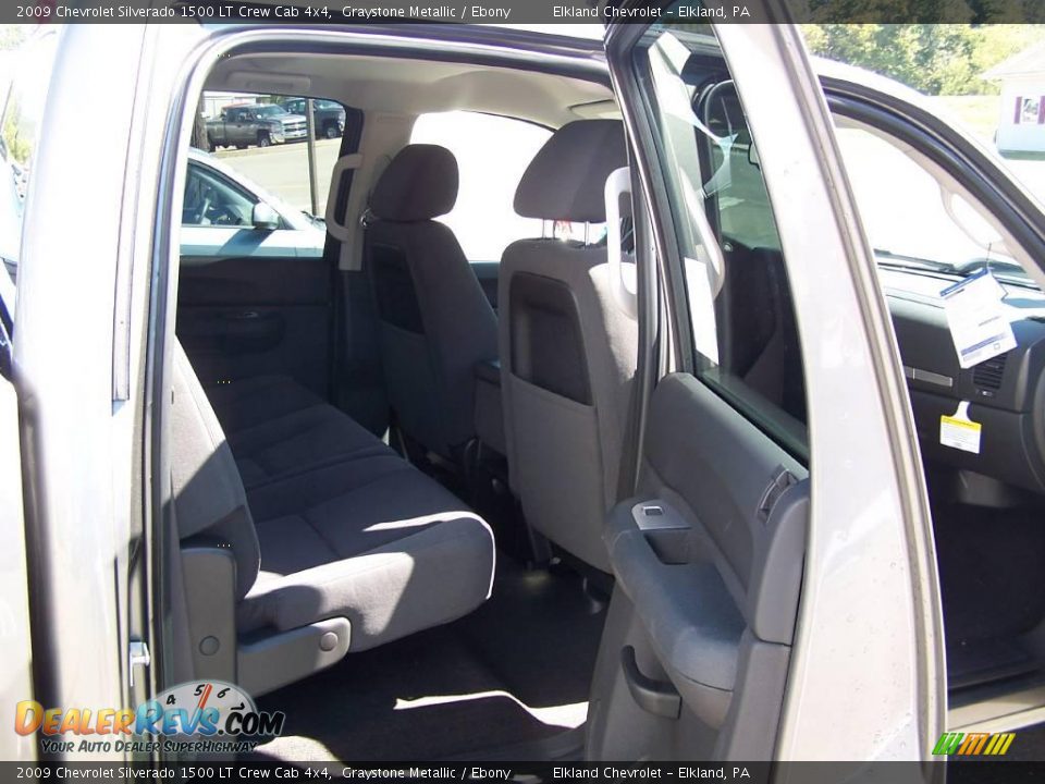 2009 Chevrolet Silverado 1500 LT Crew Cab 4x4 Graystone Metallic / Ebony Photo #14