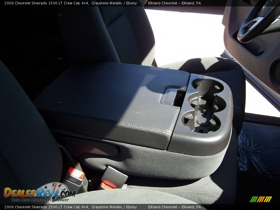 2009 Chevrolet Silverado 1500 LT Crew Cab 4x4 Graystone Metallic / Ebony Photo #19