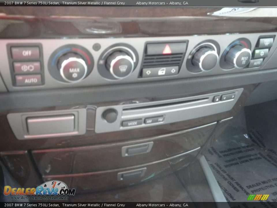2007 BMW 7 Series 750Li Sedan Titanium Silver Metallic / Flannel Grey Photo #19