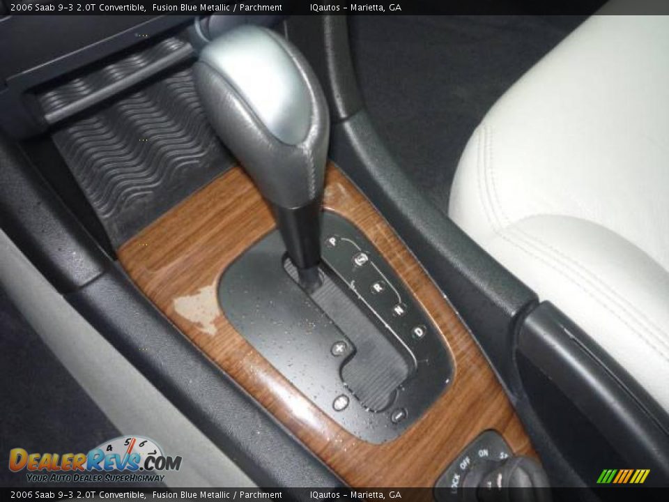 2006 Saab 9-3 2.0T Convertible Fusion Blue Metallic / Parchment Photo #19