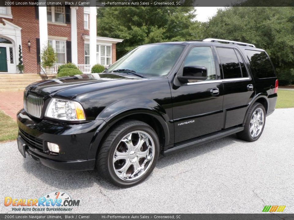 2006 Lincoln Navigator Ultimate Black / Camel Photo #2