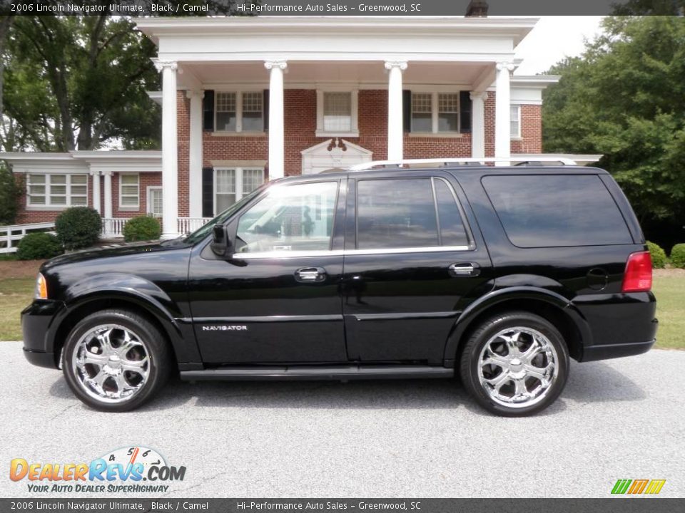 2006 Lincoln Navigator Ultimate Black / Camel Photo #3