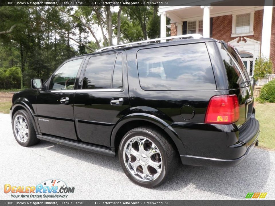2006 Lincoln Navigator Ultimate Black / Camel Photo #4