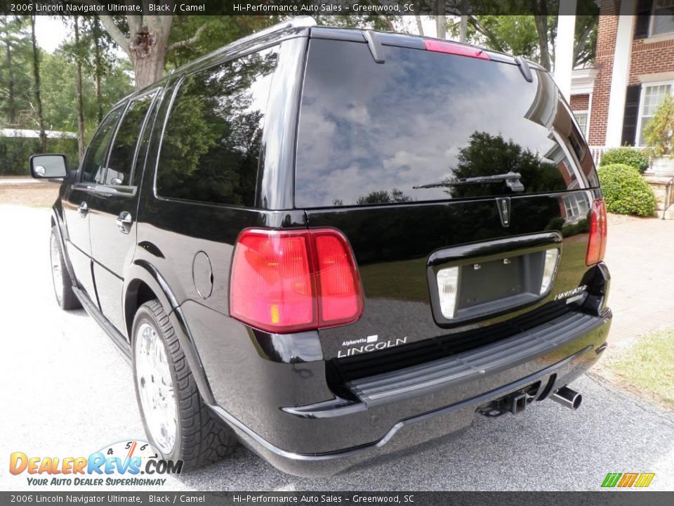 2006 Lincoln Navigator Ultimate Black / Camel Photo #5