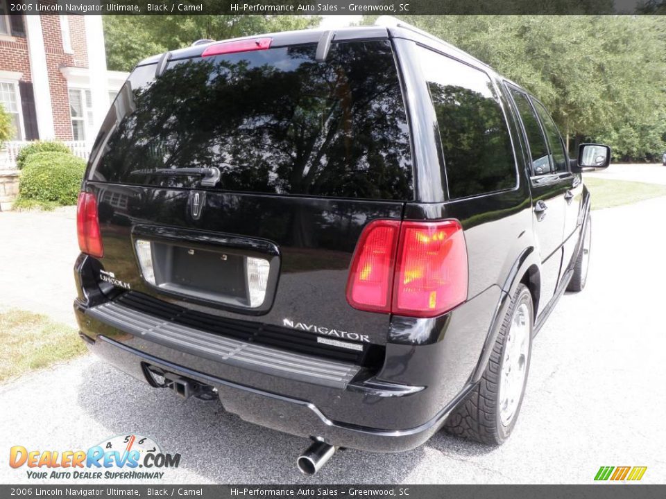 2006 Lincoln Navigator Ultimate Black / Camel Photo #7