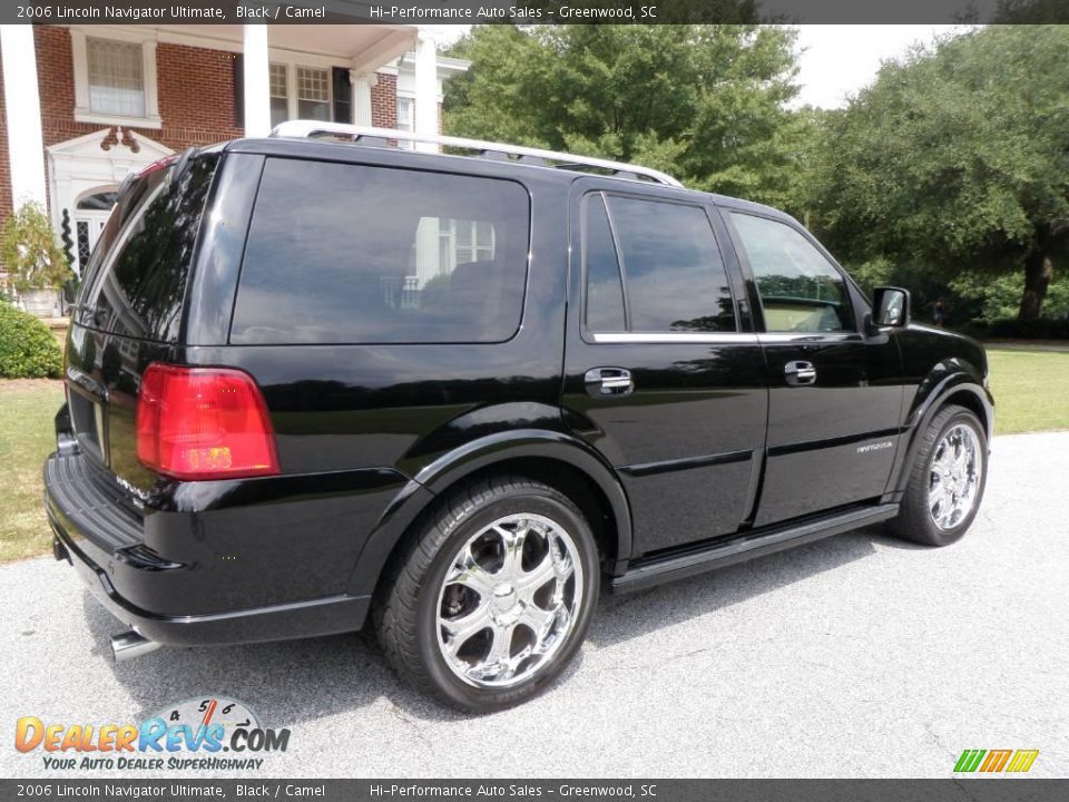 2006 Lincoln Navigator Ultimate Black / Camel Photo #8
