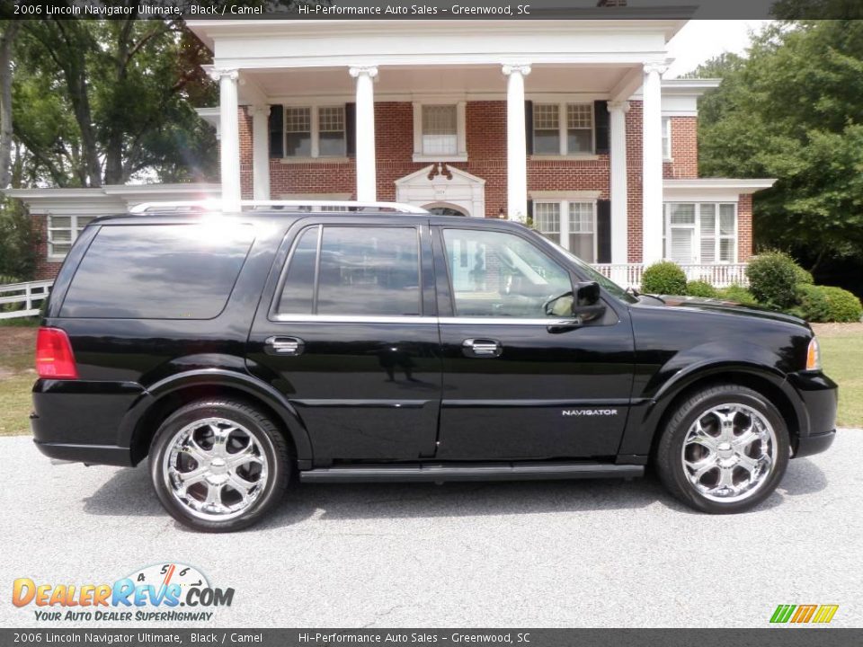 2006 Lincoln Navigator Ultimate Black / Camel Photo #9