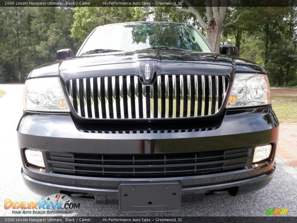 2006 Lincoln Navigator Ultimate Black / Camel Photo #12