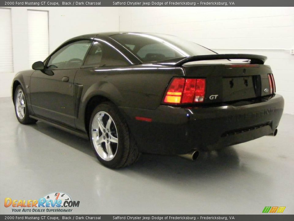 2000 Ford Mustang GT Coupe Black / Dark Charcoal Photo #5