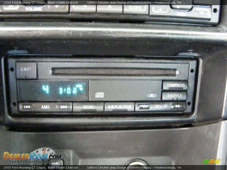 2000 Ford Mustang GT Coupe Black / Dark Charcoal Photo #21
