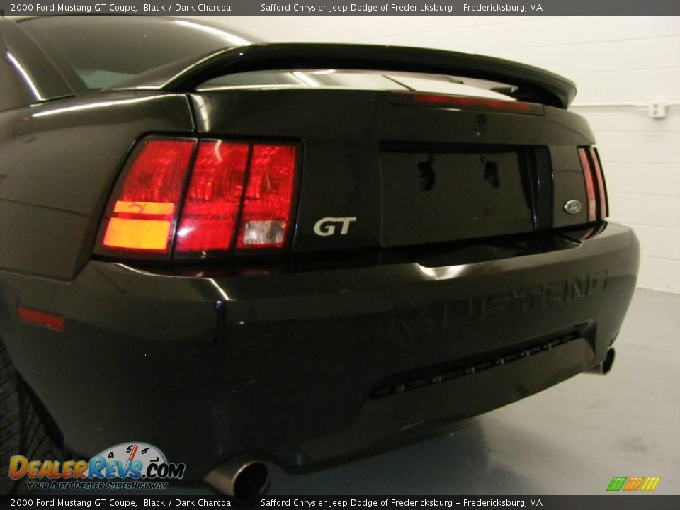2000 Ford Mustang GT Coupe Black / Dark Charcoal Photo #29