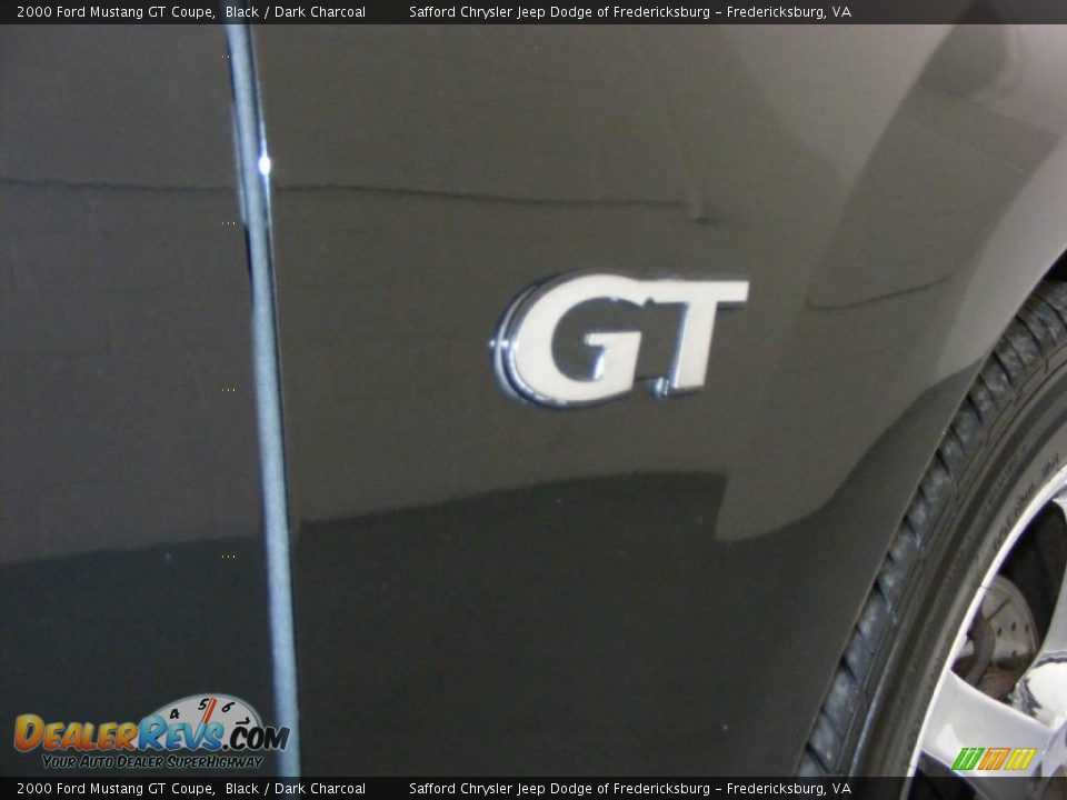 2000 Ford Mustang GT Coupe Black / Dark Charcoal Photo #30