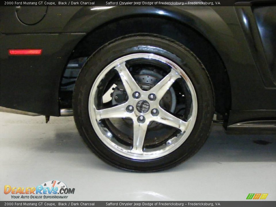2000 Ford Mustang GT Coupe Black / Dark Charcoal Photo #31