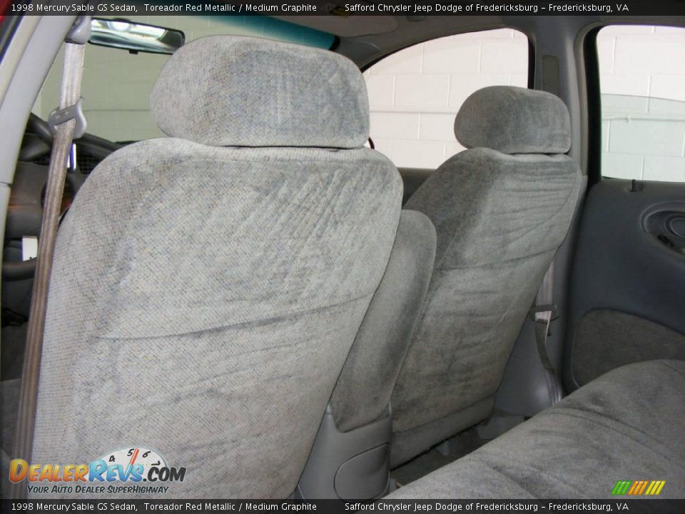 1998 Mercury Sable GS Sedan Toreador Red Metallic / Medium Graphite Photo #13