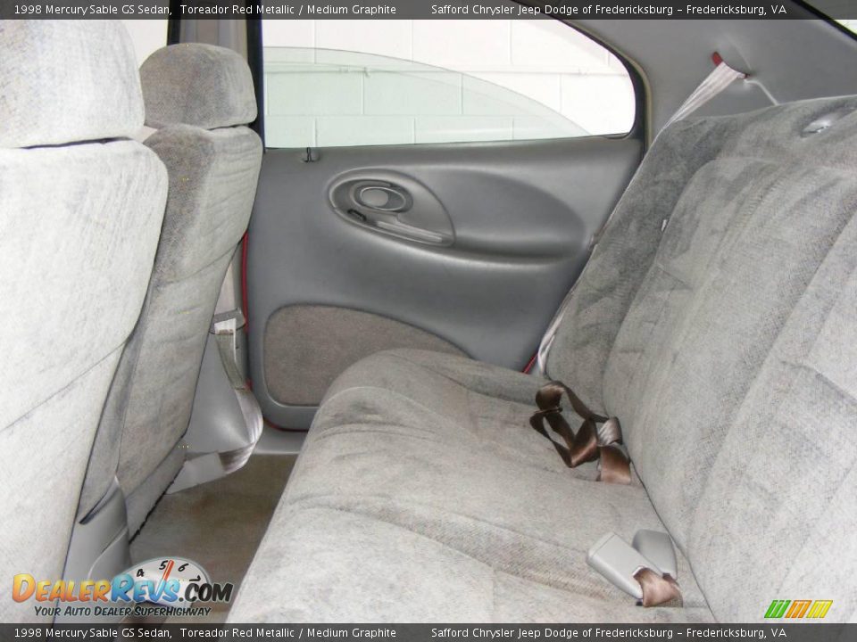 1998 Mercury Sable GS Sedan Toreador Red Metallic / Medium Graphite Photo #14