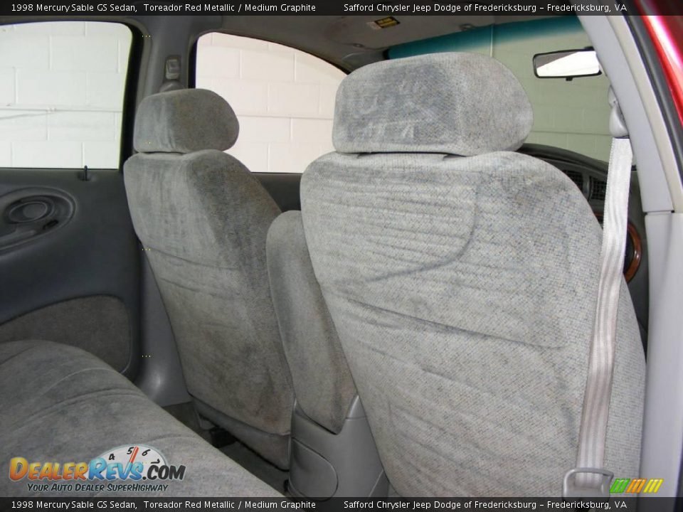 1998 Mercury Sable GS Sedan Toreador Red Metallic / Medium Graphite Photo #20