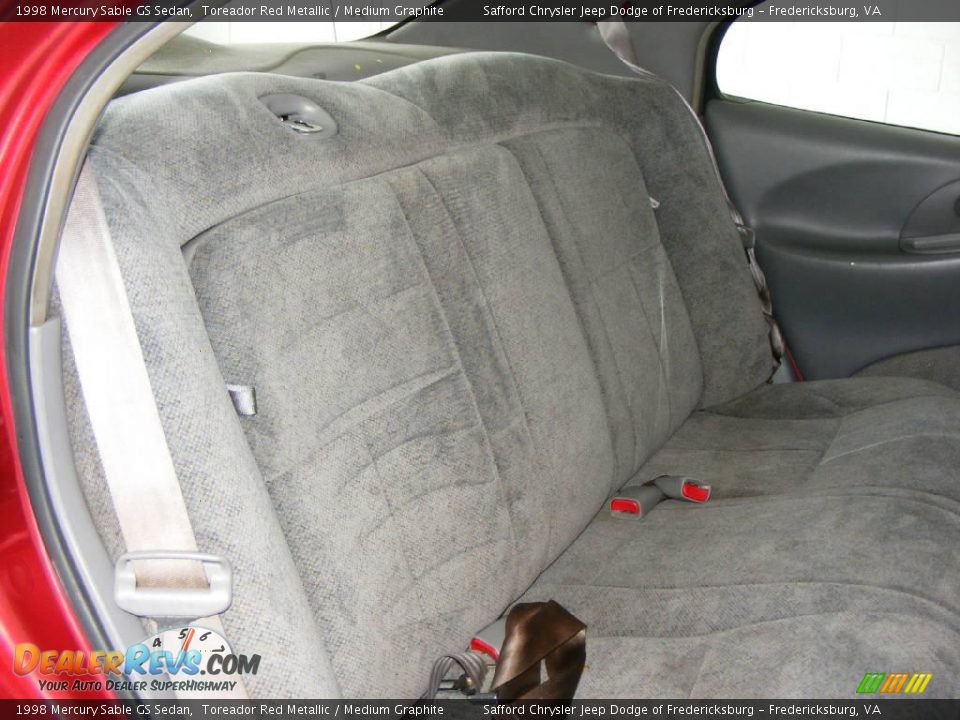 1998 Mercury Sable GS Sedan Toreador Red Metallic / Medium Graphite Photo #22