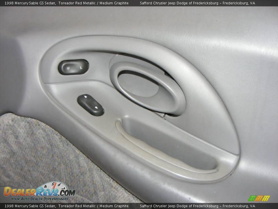 1998 Mercury Sable GS Sedan Toreador Red Metallic / Medium Graphite Photo #26