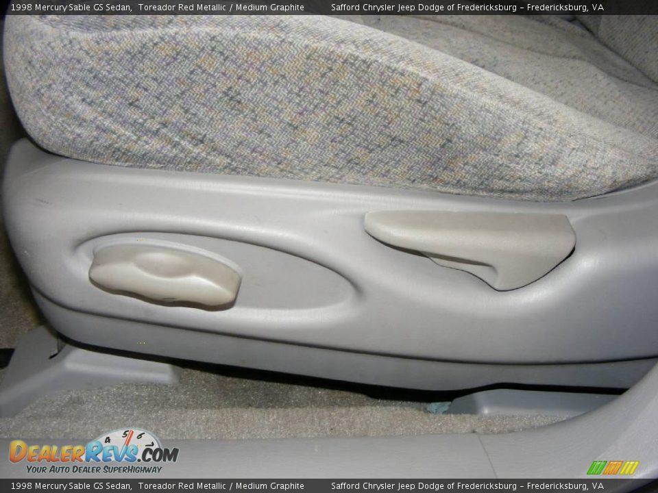 1998 Mercury Sable GS Sedan Toreador Red Metallic / Medium Graphite Photo #27