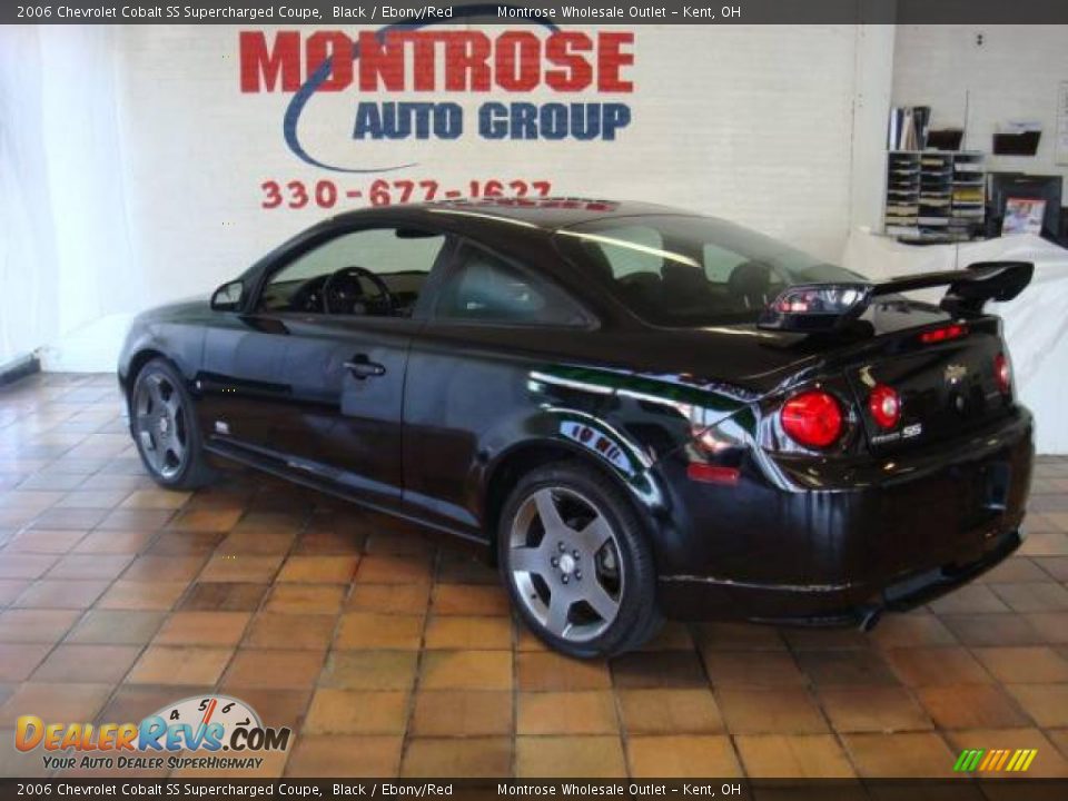 2006 Chevrolet Cobalt SS Supercharged Coupe Black / Ebony/Red Photo #4