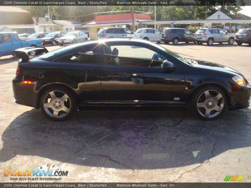 2006 Chevrolet Cobalt SS Supercharged Coupe Black / Ebony/Red Photo #7