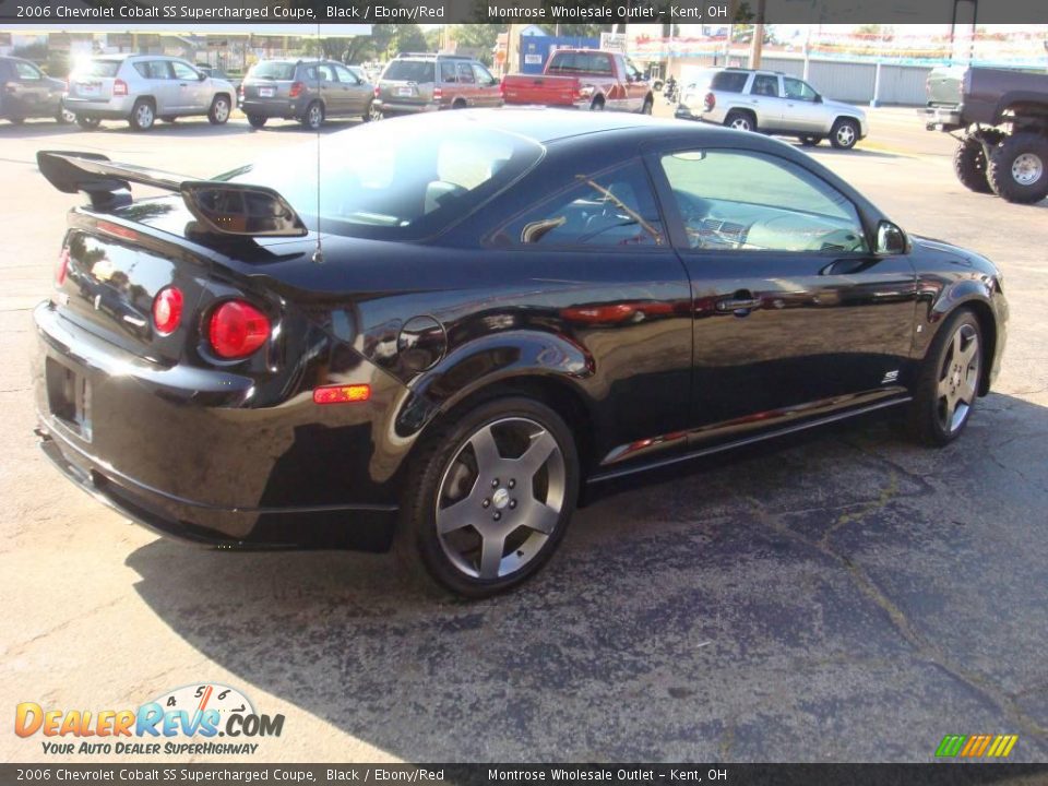 2006 Chevrolet Cobalt SS Supercharged Coupe Black / Ebony/Red Photo #8