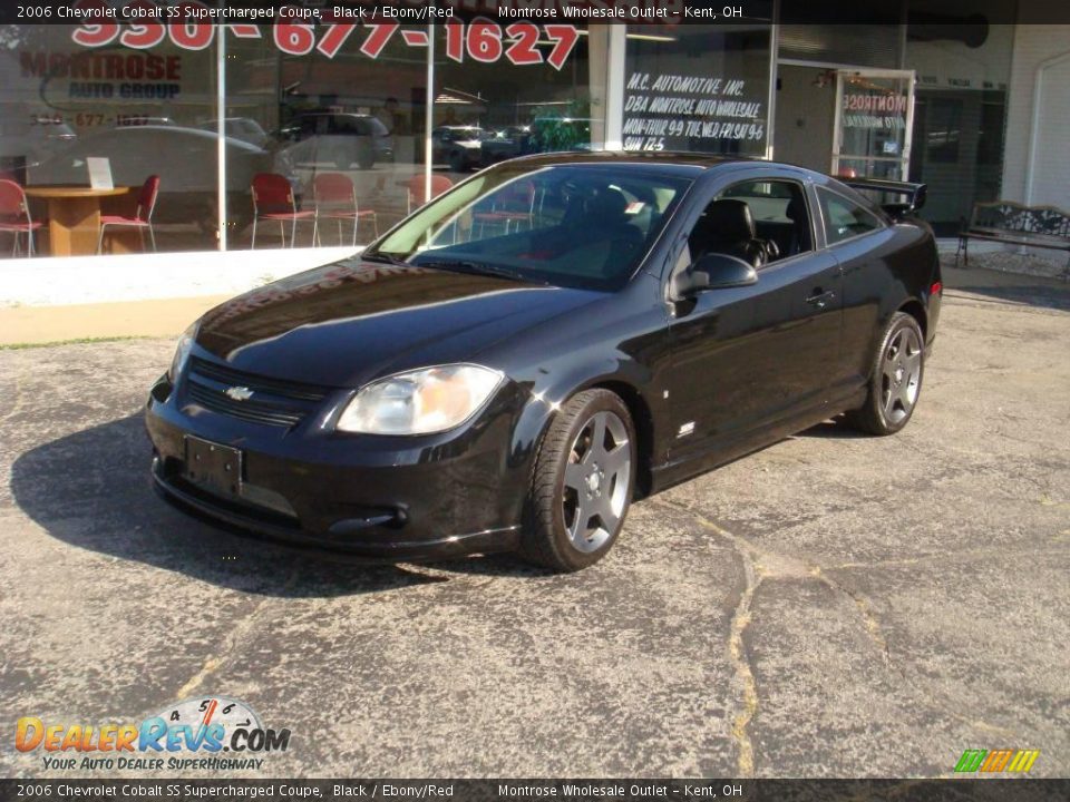 2006 Chevrolet Cobalt SS Supercharged Coupe Black / Ebony/Red Photo #10