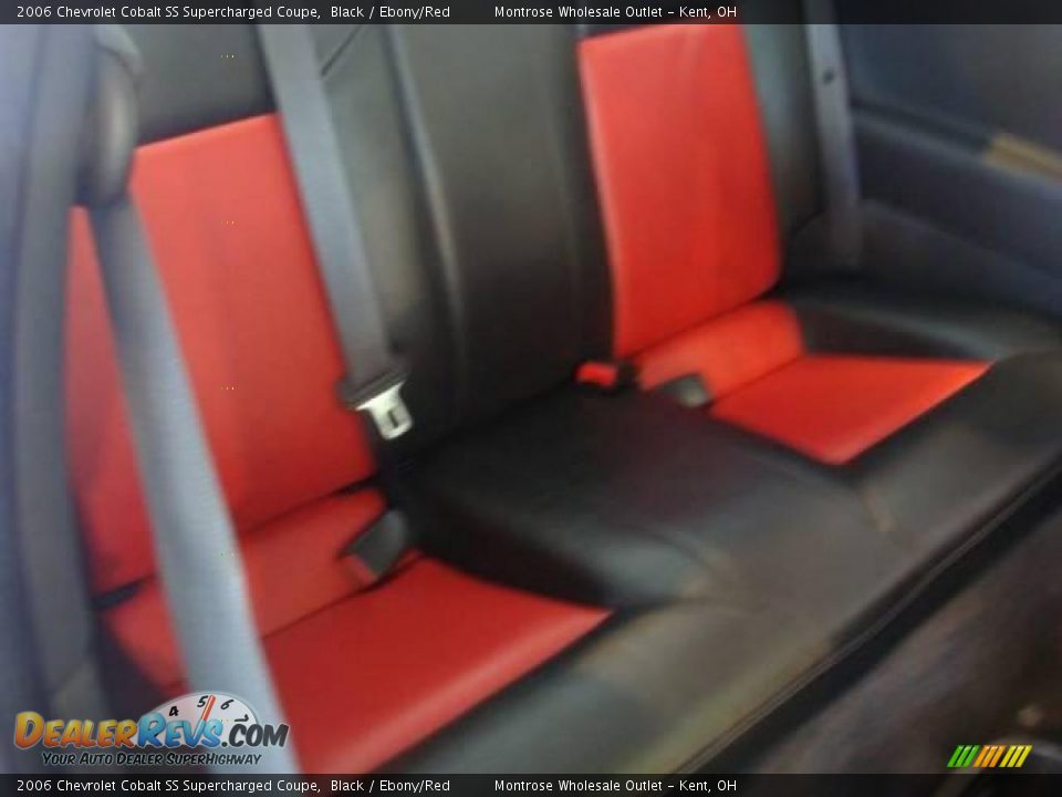 2006 Chevrolet Cobalt SS Supercharged Coupe Black / Ebony/Red Photo #13