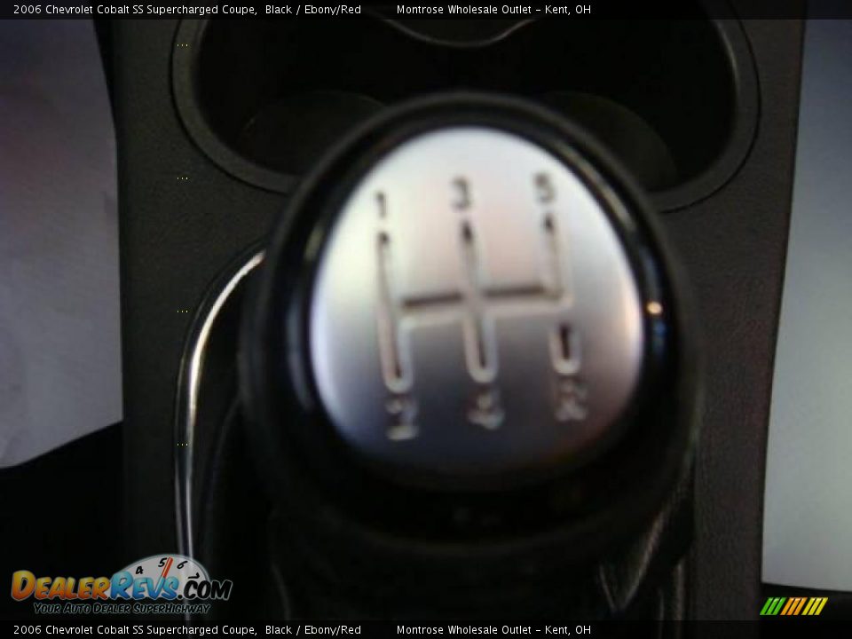 2006 Chevrolet Cobalt SS Supercharged Coupe Black / Ebony/Red Photo #15